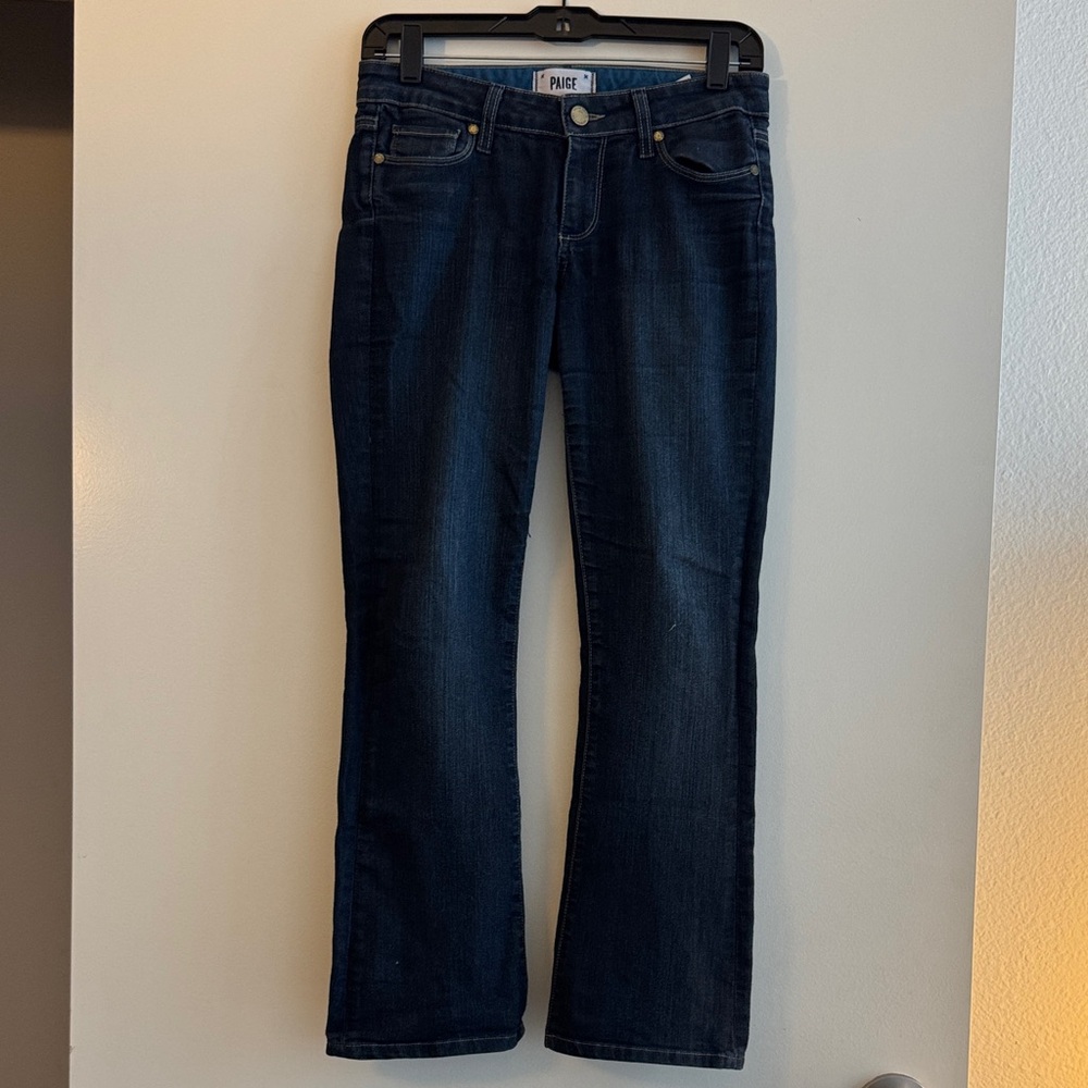 PAIGE Women's Indigo Straight Leg Jeans